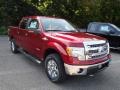 2013 Ruby Red Metallic Ford F150 XLT SuperCrew 4x4  photo #2