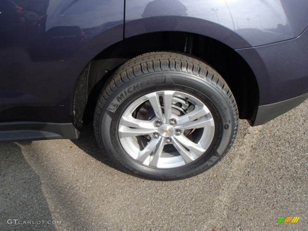 2014 Equinox LS AWD - Atlantis Blue Metallic / Jet Black photo #8