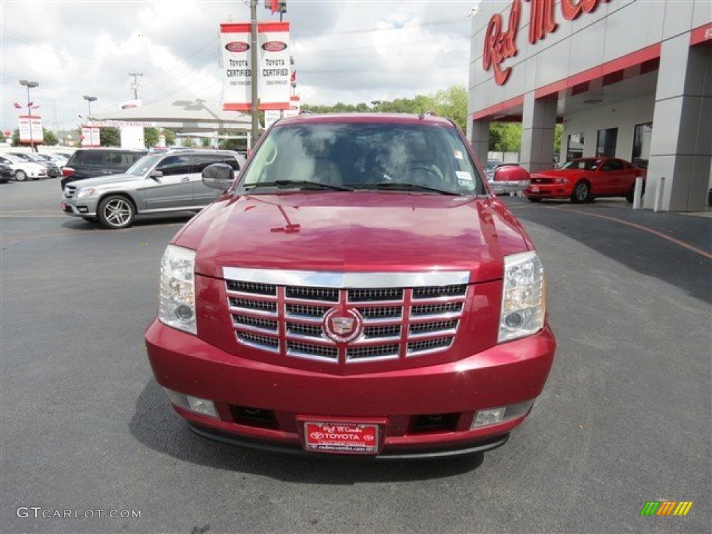 2007 Escalade AWD - Red-E / Cocoa/Light Cashmere photo #2