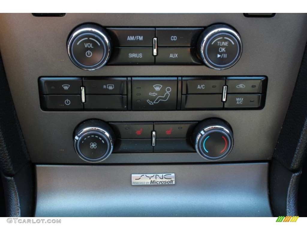2012 Ford Mustang GT Premium Coupe Controls Photo #85946298