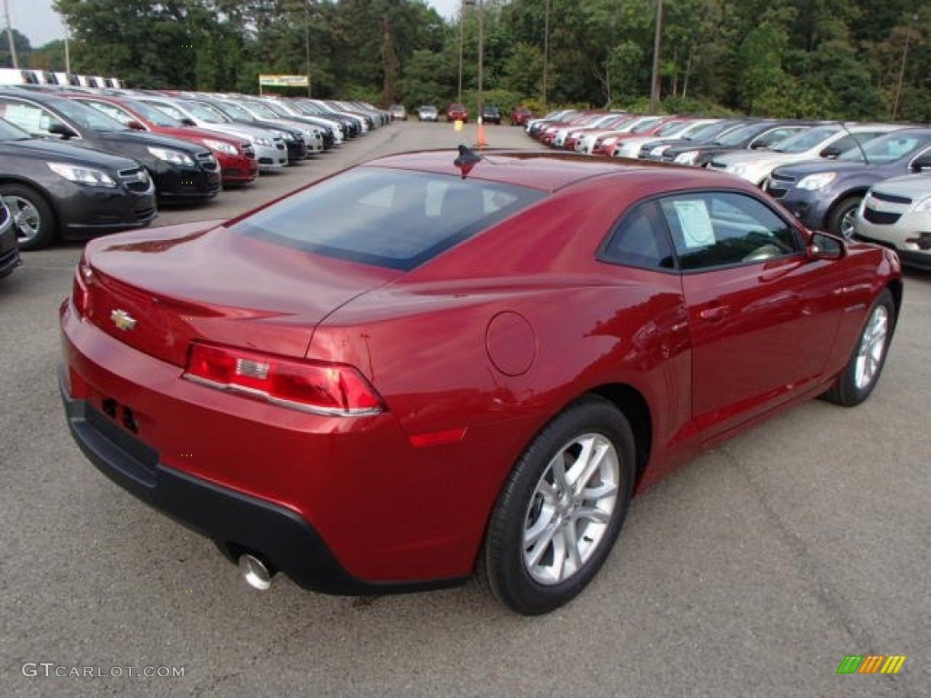 2014 Camaro LS Coupe - Red Rock Metallic / Black photo #5