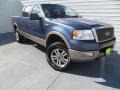 Medium Wedgewood Blue Metallic - F150 Lariat SuperCrew 4x4 Photo No. 2