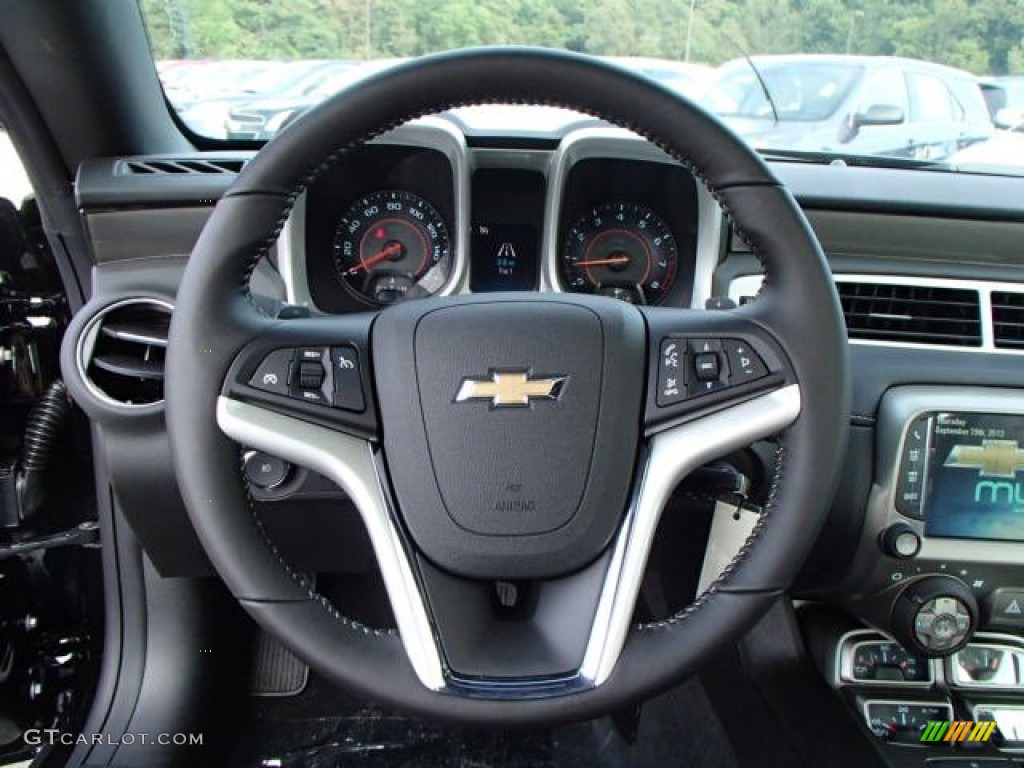 2014 Camaro LT Coupe - Black / Black photo #18