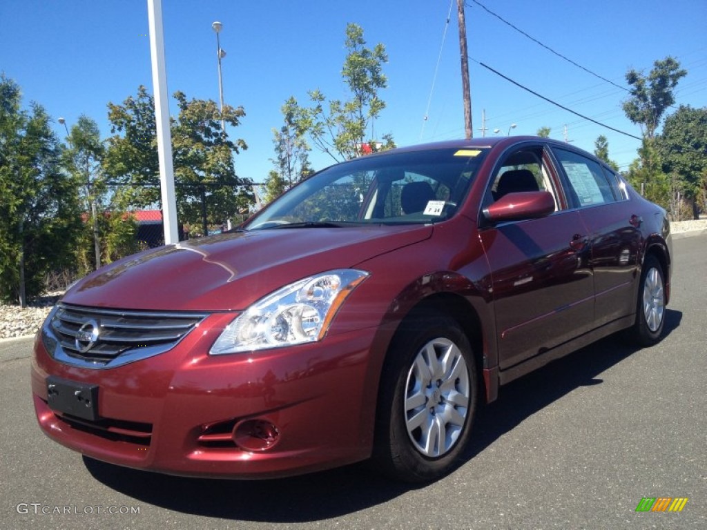 2010 Altima 2.5 S - Tuscan Sun Red / Charcoal photo #1
