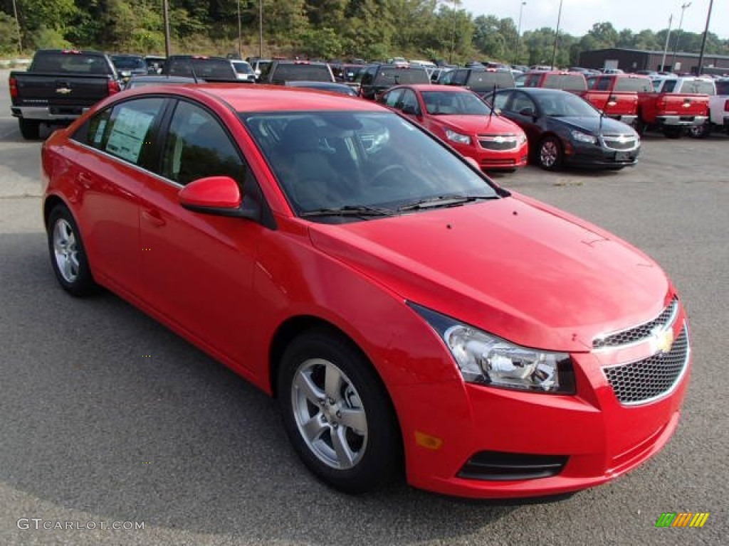 2014 Cruze LT - Red Hot / Jet Black photo #3