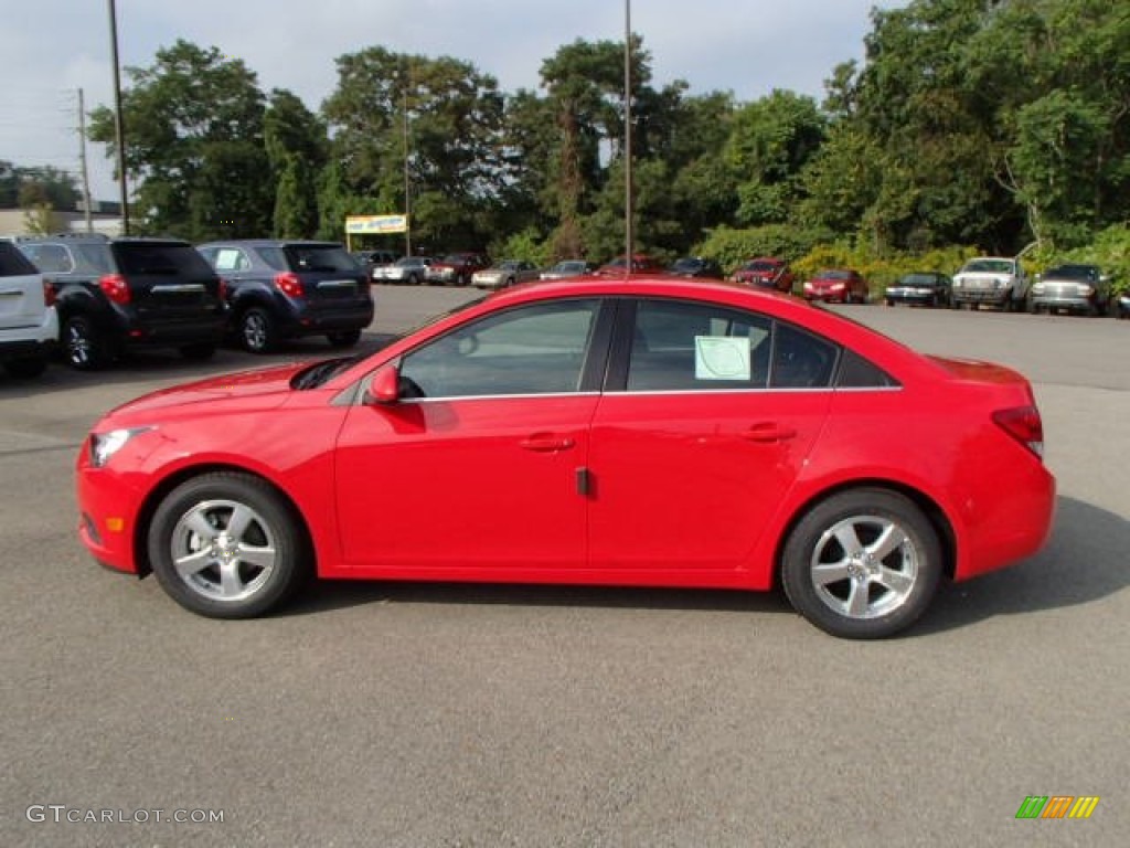 2014 Cruze LT - Red Hot / Jet Black photo #8