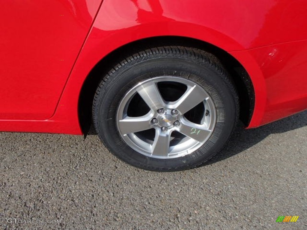 2014 Cruze LT - Red Hot / Jet Black photo #9