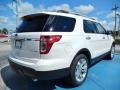 2014 White Platinum Ford Explorer Limited  photo #3