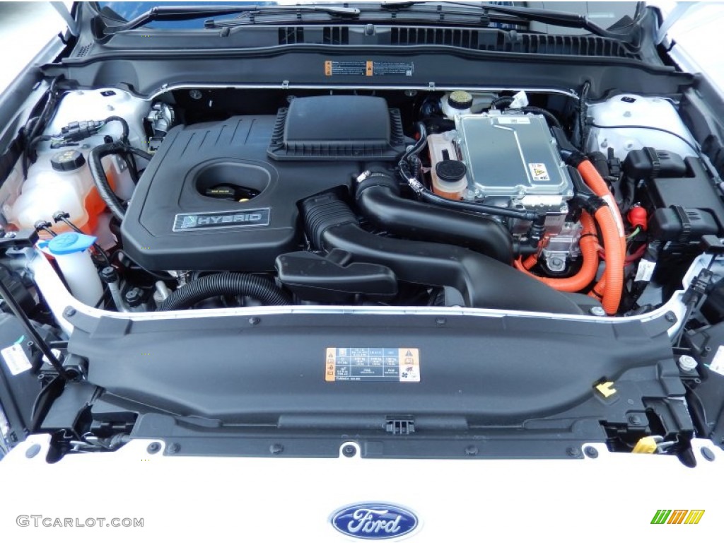 2014 Ford Fusion Hybrid Titanium 2.0 Liter Atkinson-Cycle DOHC 16-Valve 4 Cylinder Gasoline/Electric Hybrid Engine Photo #85949946