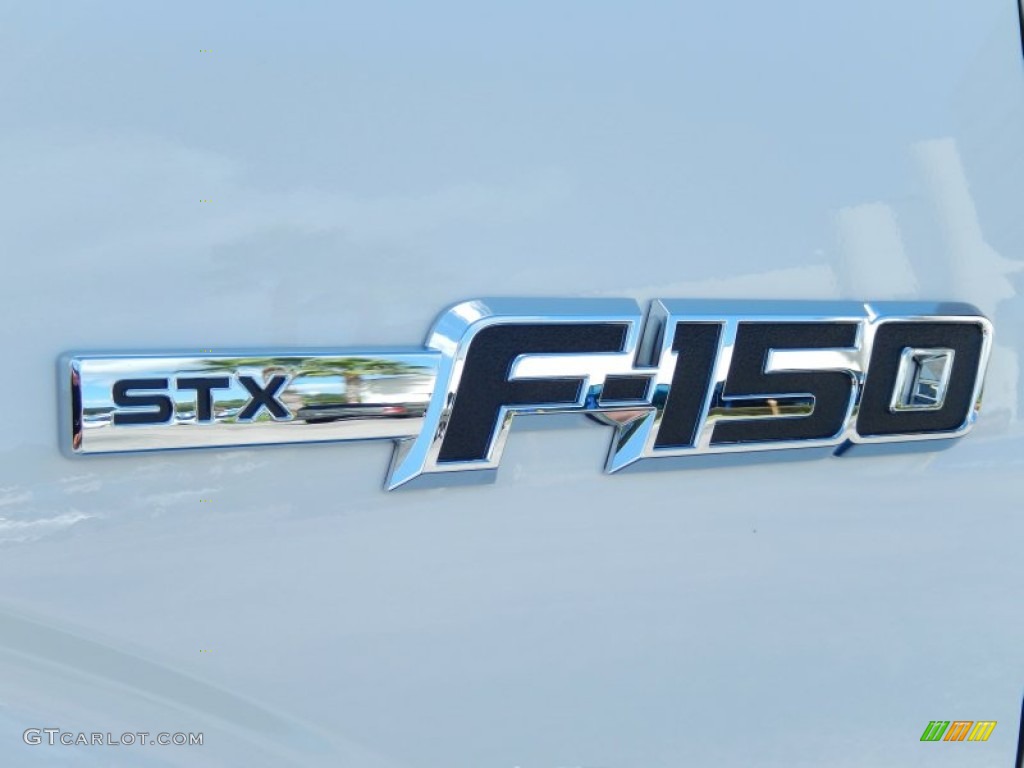 2013 F150 STX SuperCab - Oxford White / Steel Gray photo #5