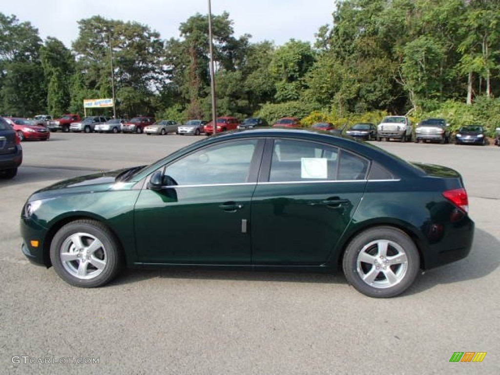 Rainforest Green Metallic 2014 Chevrolet Cruze LT Exterior Photo #85950636