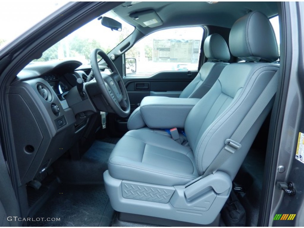 2013 F150 XL Regular Cab - Sterling Gray Metallic / Steel Gray photo #6