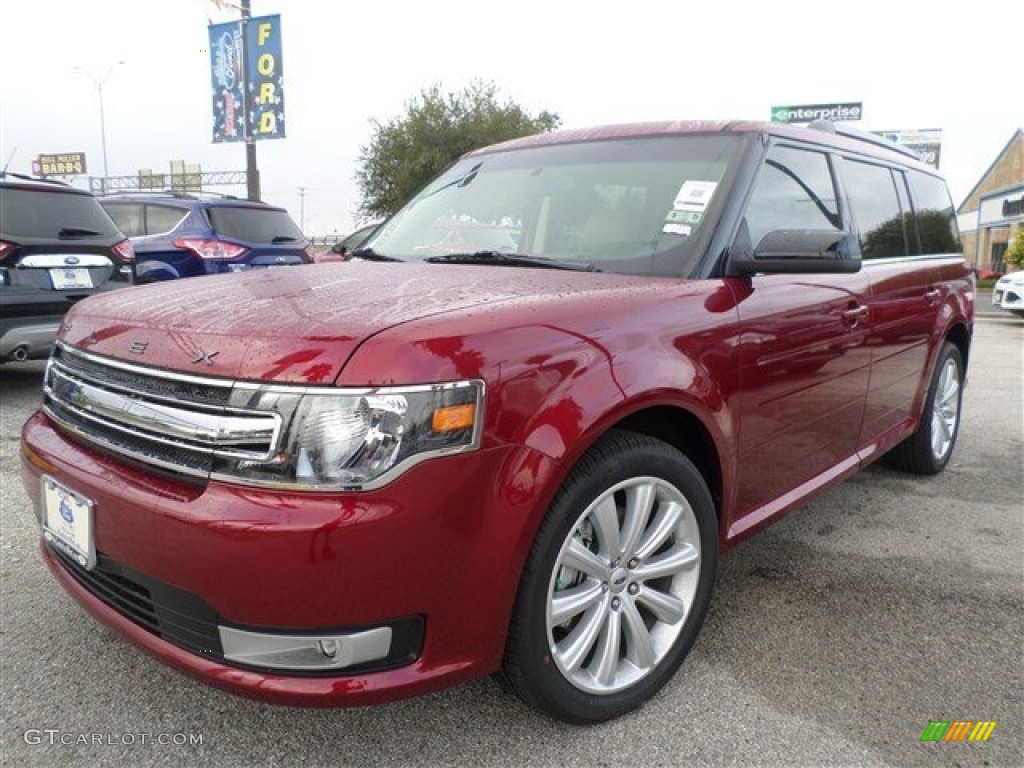 2013 Flex SEL - Ruby Red Metallic / Dune photo #1