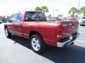 2006 Inferno Red Crystal Pearl Dodge Ram 1500 SLT Quad Cab  photo #3