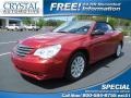 Inferno Red Crystal Pearl 2010 Chrysler Sebring LX Convertible