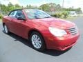 Inferno Red Crystal Pearl 2010 Chrysler Sebring LX Convertible Exterior
