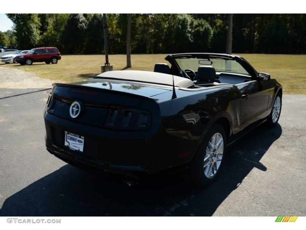 2014 Mustang V6 Premium Convertible - Black / Charcoal Black photo #5