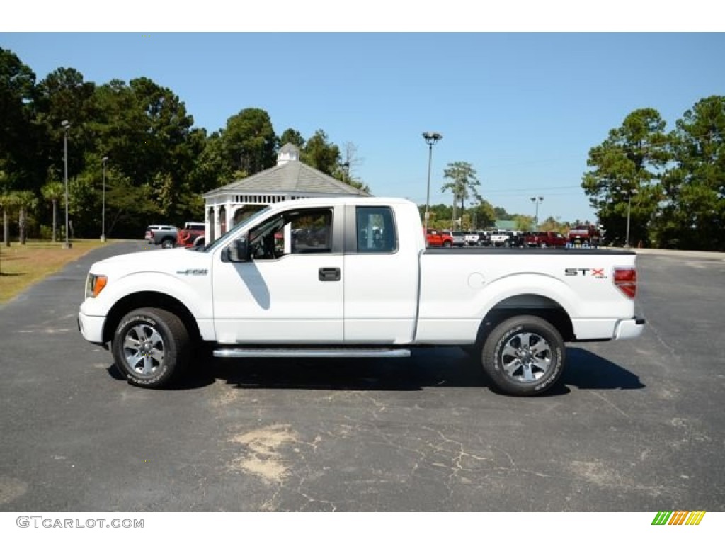 Oxford White 2013 Ford F150 STX SuperCab 4x4 Exterior Photo #85952700