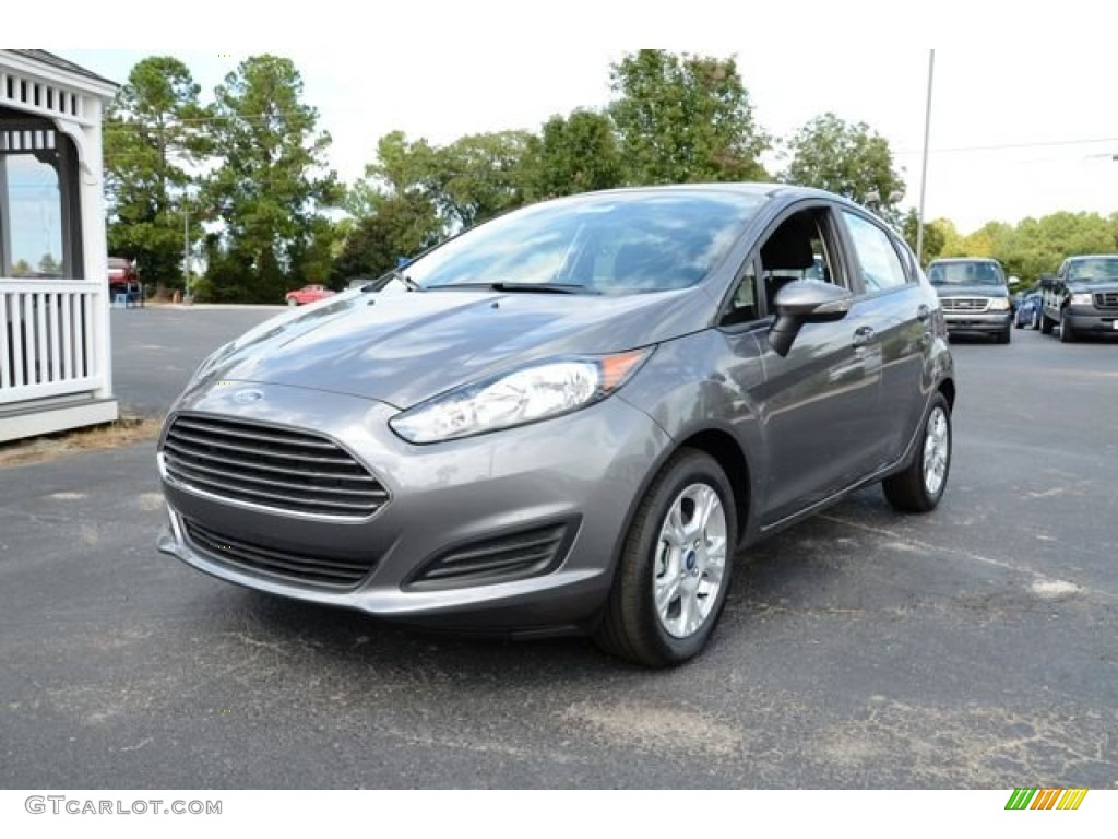 Storm Gray 2014 Ford Fiesta SE Hatchback Exterior Photo #85954107