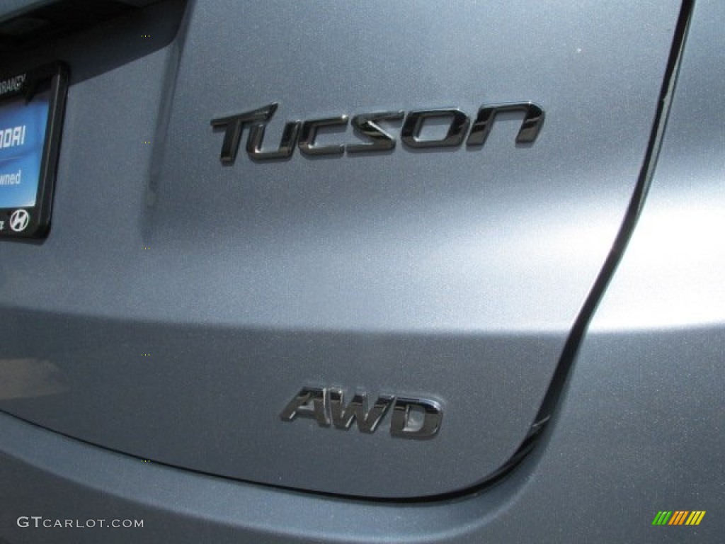 2010 Tucson GLS AWD - Aurora Blue / Taupe photo #9