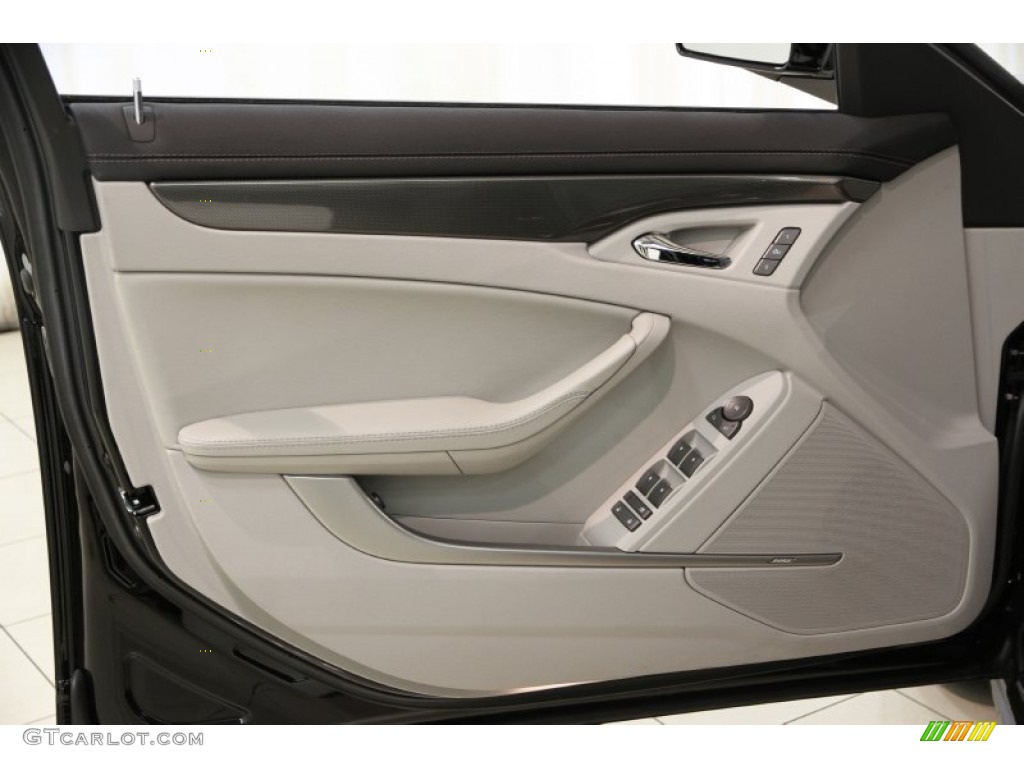 2011 Cadillac CTS 4 3.0 AWD Sedan Light Titanium/Ebony Door Panel Photo #85955019