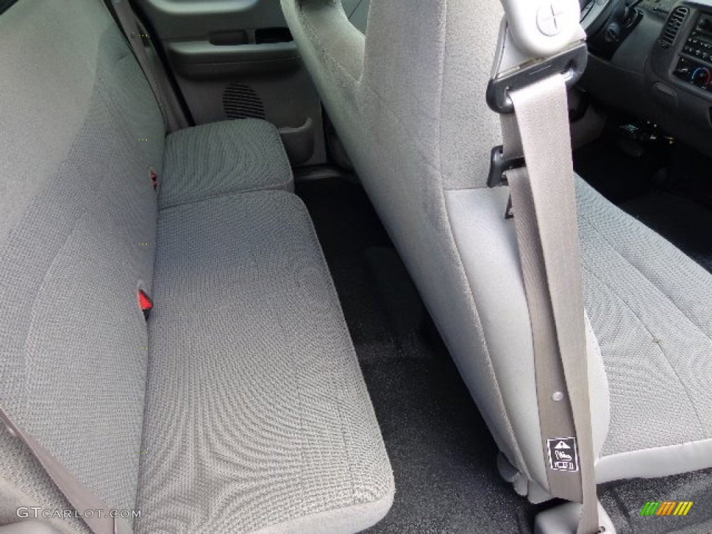 2000 F150 XL Extended Cab - Island Blue Metallic / Medium Graphite photo #23