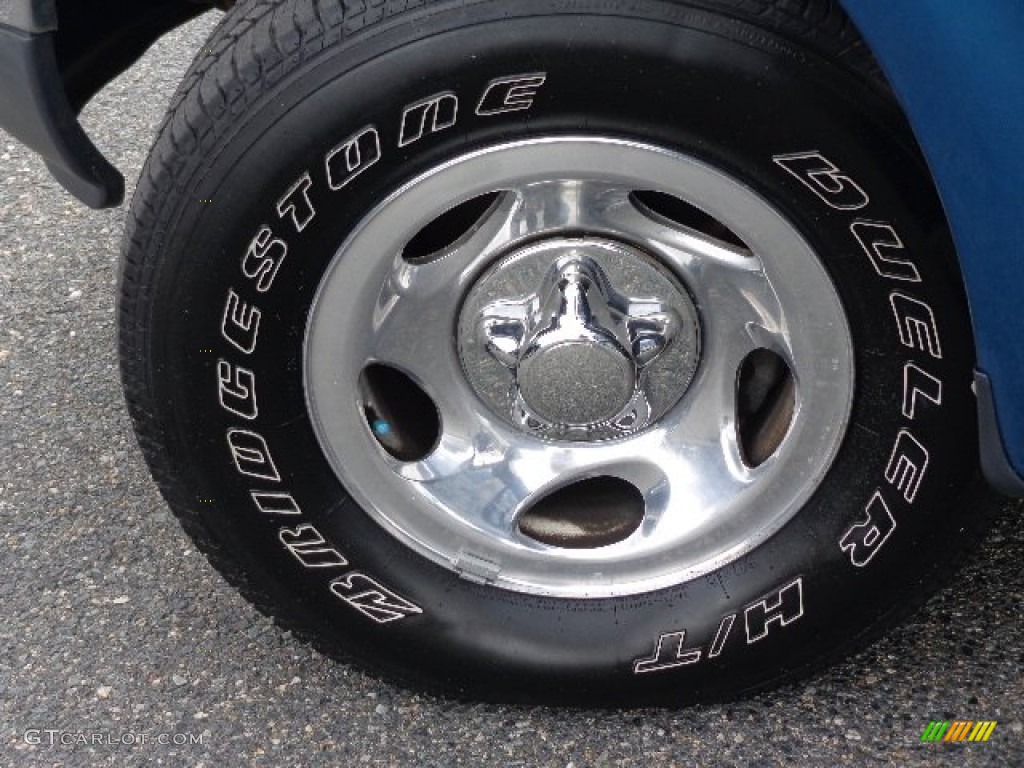 2000 F150 XL Extended Cab - Island Blue Metallic / Medium Graphite photo #25