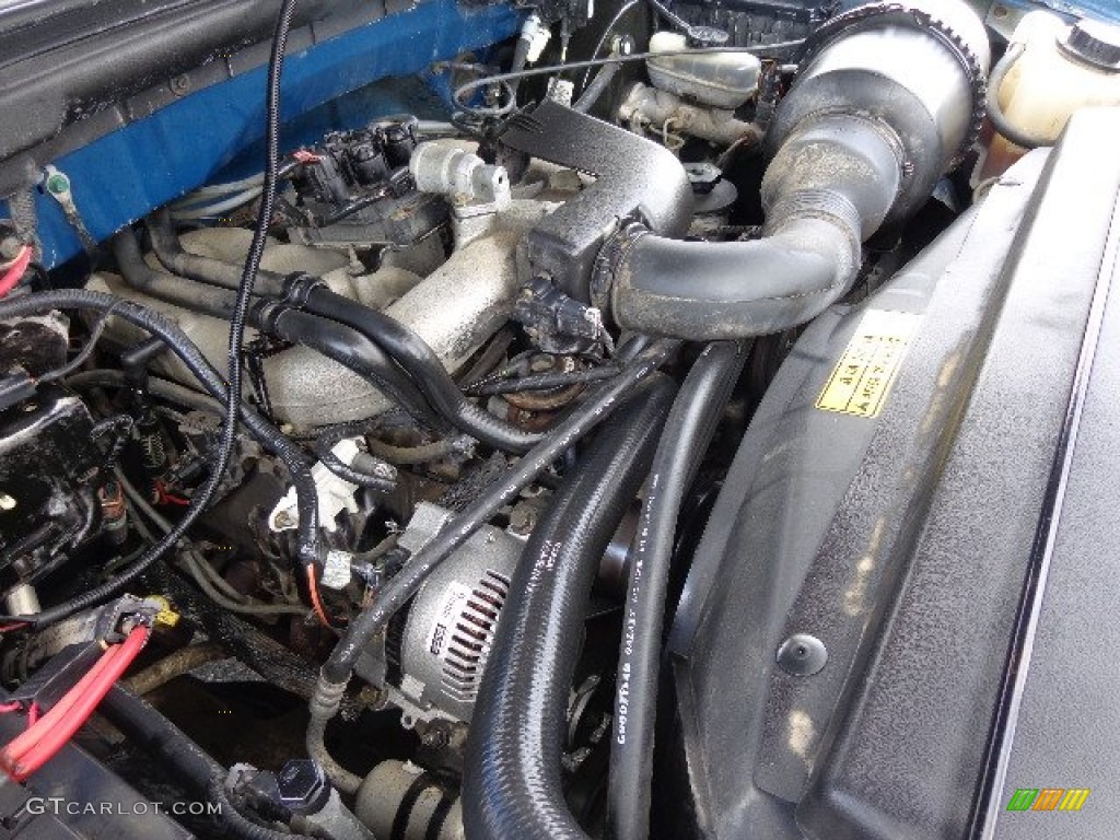 2000 F150 XL Extended Cab - Island Blue Metallic / Medium Graphite photo #27