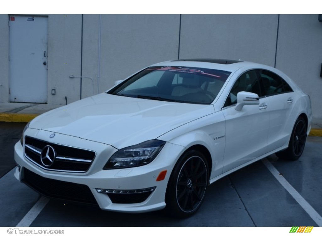 2014 CLS 63 AMG - Diamond White Metallic / designo White photo #1