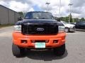 2004 Black/Competition Orange Ford F250 Super Duty Harley Davidson Crew Cab 4x4  photo #18