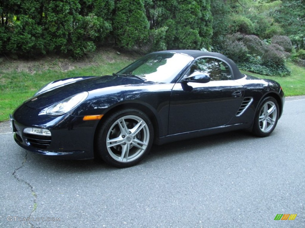 Midnight Blue Metallic Porsche Boxster