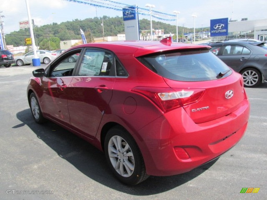 2013 Elantra GT - Red / Black photo #5