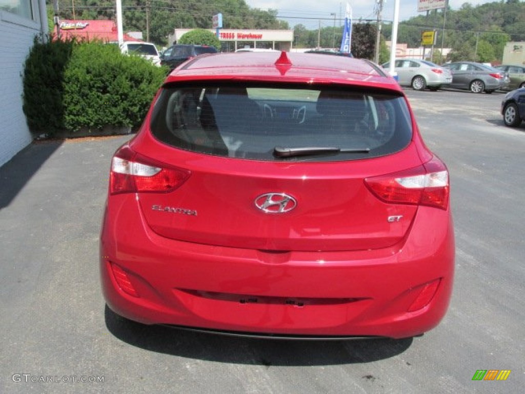 2013 Elantra GT - Red / Black photo #6