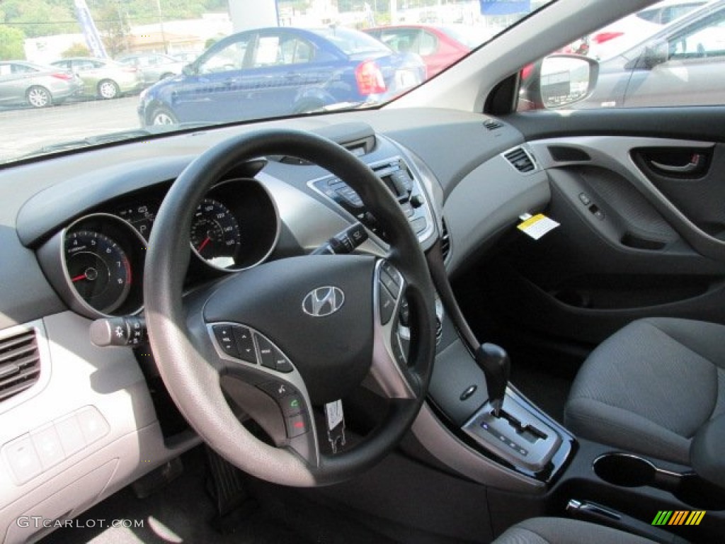 2013 Elantra GLS - Red / Gray photo #7