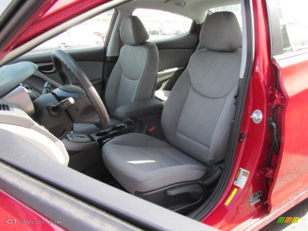 2013 Elantra GLS - Red / Gray photo #9