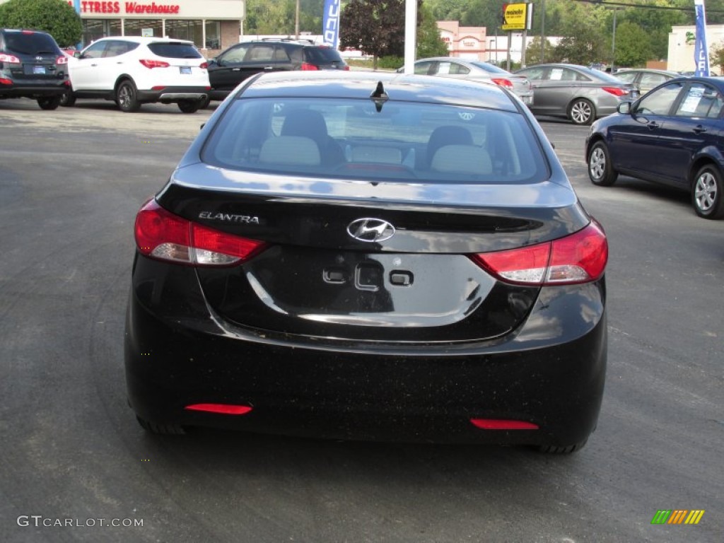 2013 Elantra GLS - Black / Gray photo #6