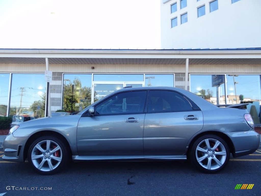 2006 Impreza WRX Sedan - Steel Gray Metallic / Anthracite Black photo #2