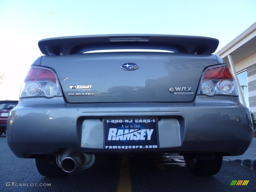 2006 Impreza WRX Sedan - Steel Gray Metallic / Anthracite Black photo #4