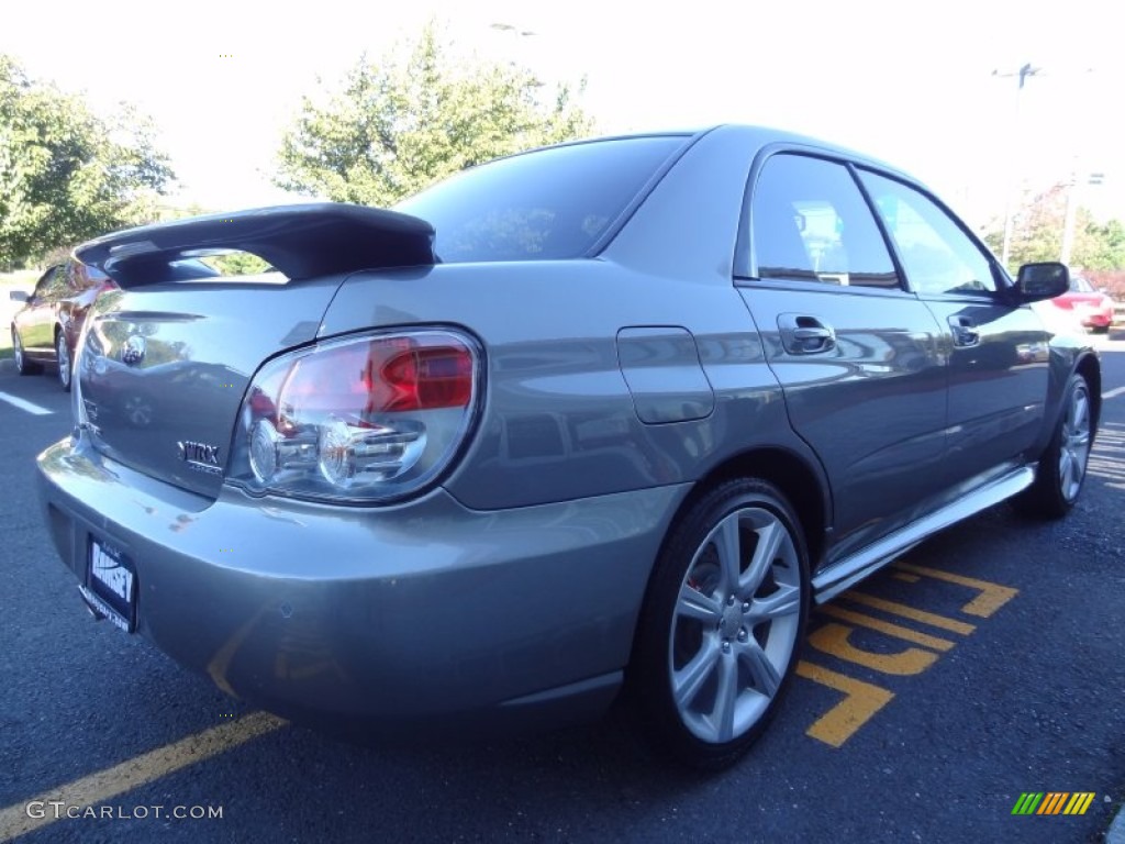 2006 Impreza WRX Sedan - Steel Gray Metallic / Anthracite Black photo #6