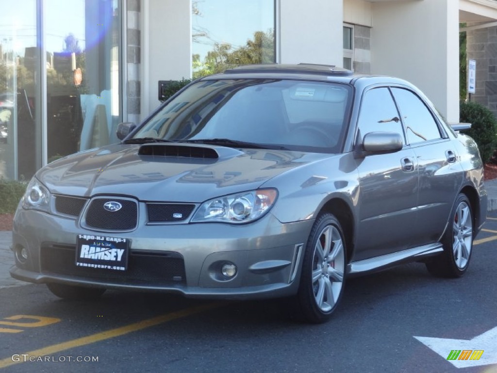 2006 Impreza WRX Sedan - Steel Gray Metallic / Anthracite Black photo #16