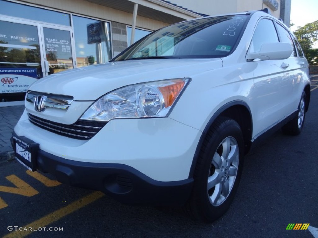 2007 CR-V EX-L 4WD - Taffeta White / Gray photo #1