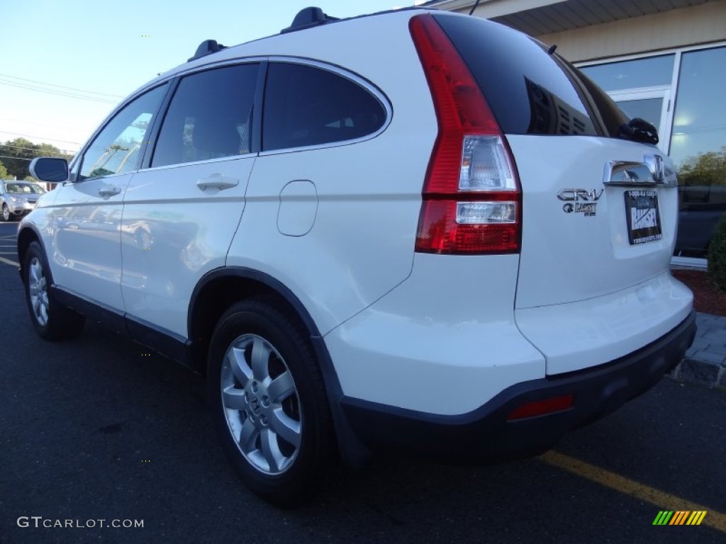 2007 CR-V EX-L 4WD - Taffeta White / Gray photo #3