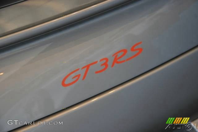 2007 911 GT3 RS - Arctic Silver Metallic/Orange / Black photo #68