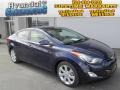 2013 Indigo Night Hyundai Elantra Limited  photo #1