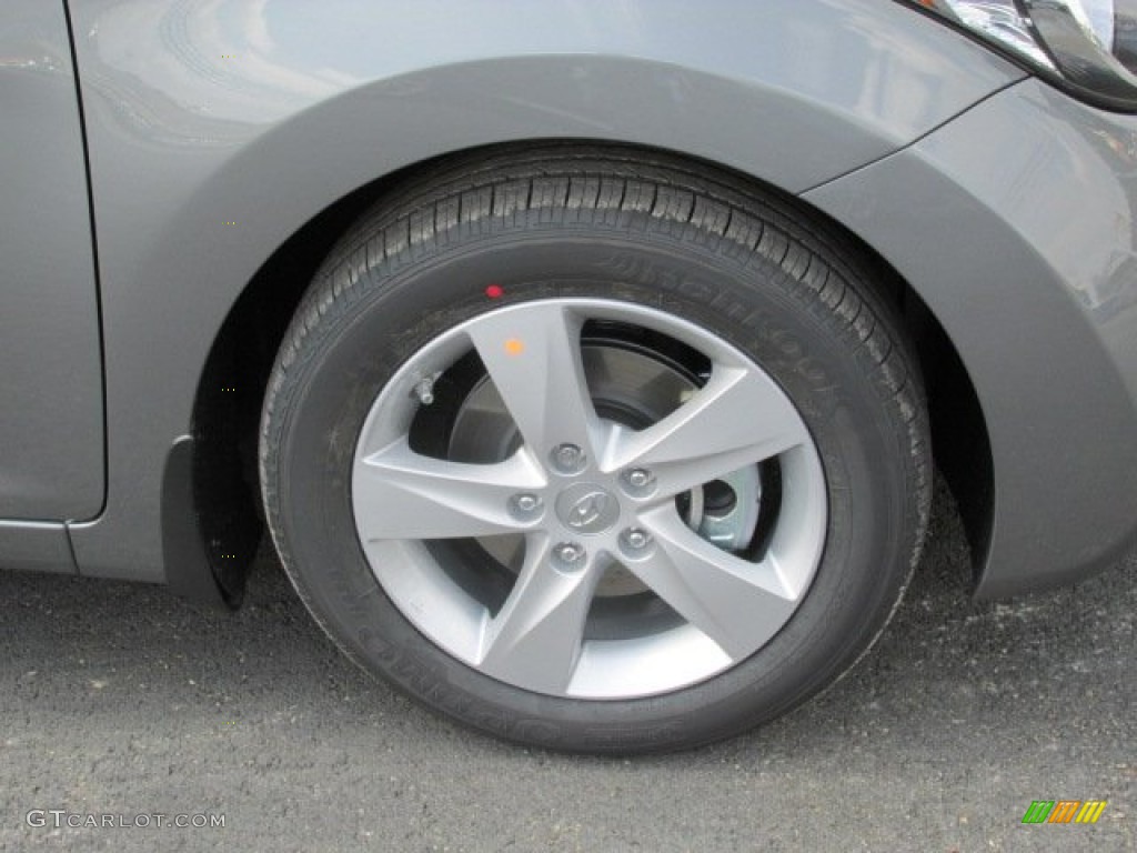 2013 Elantra GLS - Harbor Gray Metallic / Gray photo #3