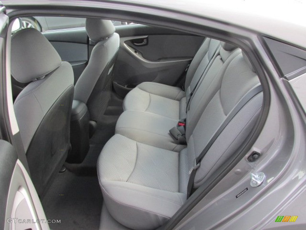 2013 Elantra GLS - Harbor Gray Metallic / Gray photo #13