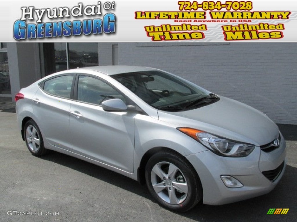 2013 Elantra GLS - Silver / Gray photo #1