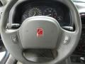 2002 Saturn L Series Gray Interior Steering Wheel Photo