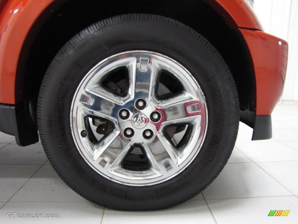 2009 Nitro SLT 4x4 - Sunburst Orange Pearl / Dark Khaki/Medium Khaki photo #32
