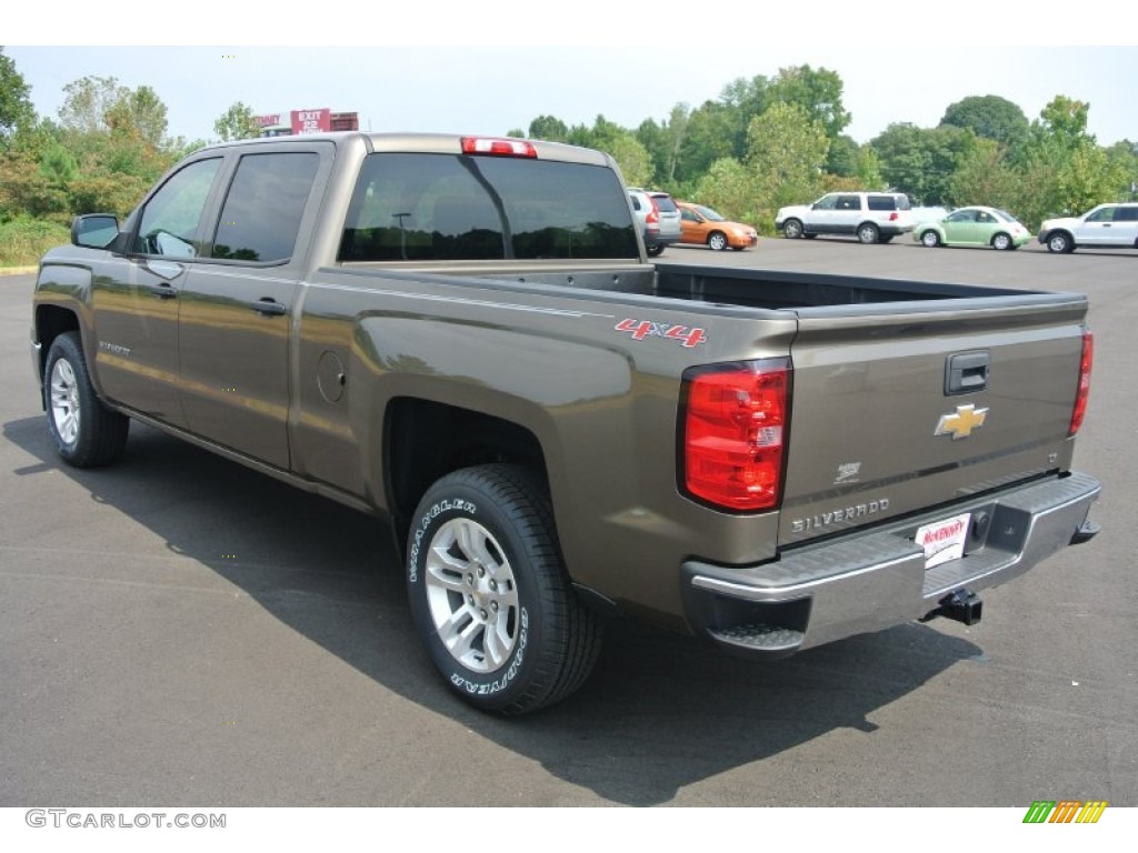 2014 Silverado 1500 LT Crew Cab 4x4 - Brownstone Metallic / Cocoa/Dune photo #4